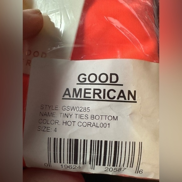 Good American Always Fit Tiny Ties Bikini Bottom - Picture 6 of 8